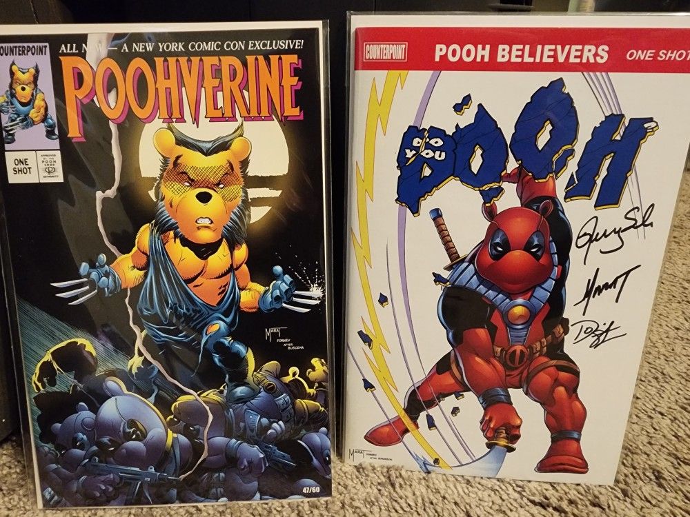 Comics/Collectibles/Art- (2) Do You Pooh Comics: Poohverine & Deadpooh