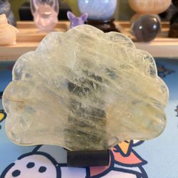 Citrine Seashell Bowl
