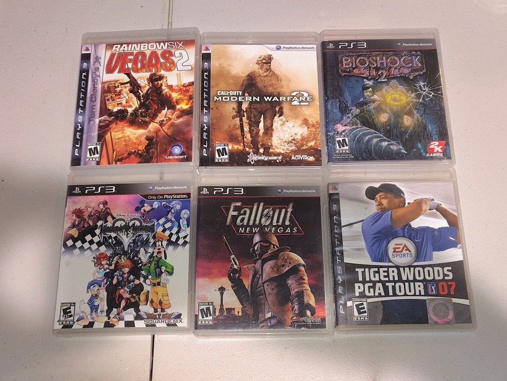 PS3 Games Authentic & Tested With Manuel's+Cases In Great Shape