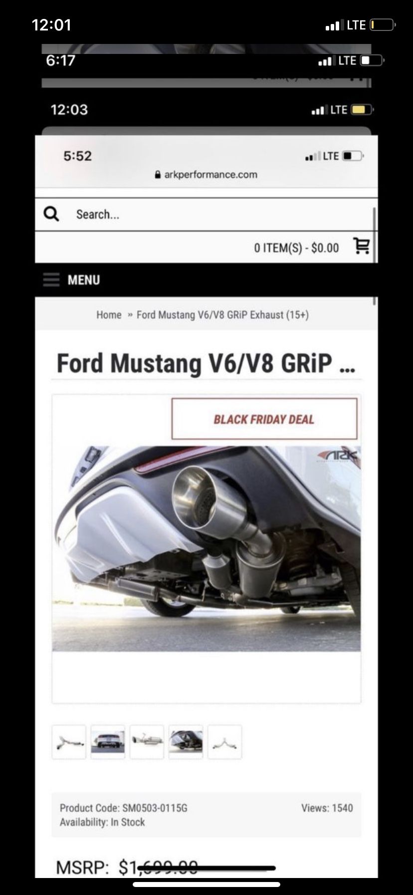 Ark mustang gt exhaust