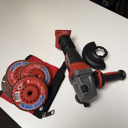 Milwaukee M18 FUEL 4-1/2" / 5" Angle Grinder + Diablo Disc Bundle (2780-20)