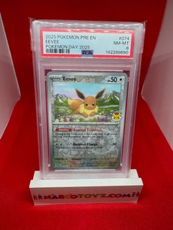 PSA 8 Graded Eevee Pokemon