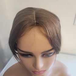 Brown Hair Topper 7in HH