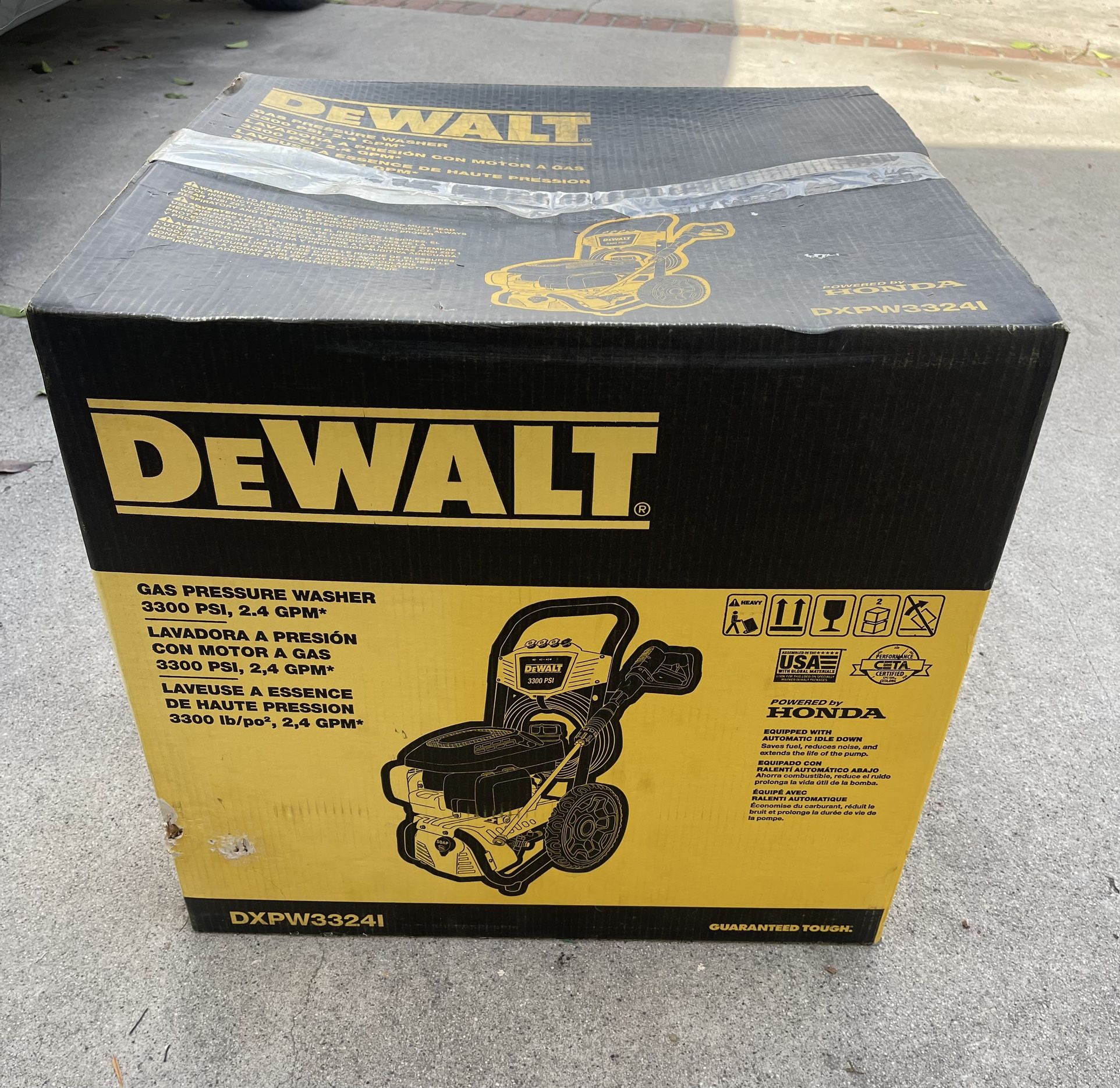 Dewalt pressure washer