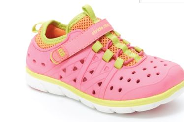 New Girls Kids Pink Running Shoes Stride Rite SZ 10M
