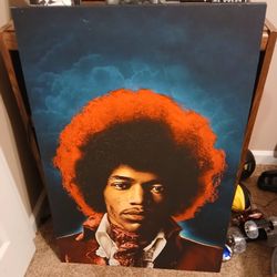 Jimi Hendrix Painting Great Condition 
