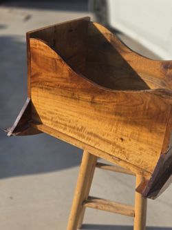 Handmade Myrtlewood Cradle