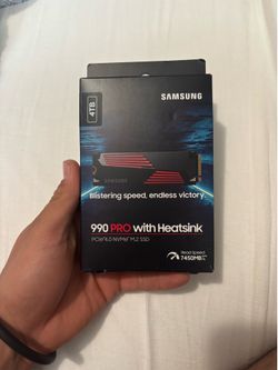 SAMSUNG 990 pro 4tb with heatsink