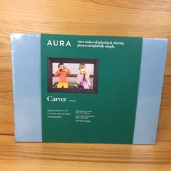 10in Carver Aura Gravel digital smart photo frame