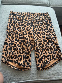 Balance Athletica (now known as Vitality) Cheetah Biker Shorts