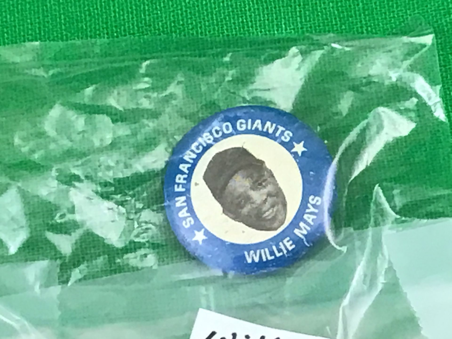 1969 San Francisco giants baseball team Willie Mays pin