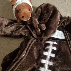 Baby Football Footy Pajamas And Football Piggy