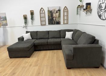 Gray Sectional Couch - Free Delivery