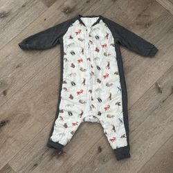 Nest Organic Cotton Long Sleeve Footless Sleeper M/90