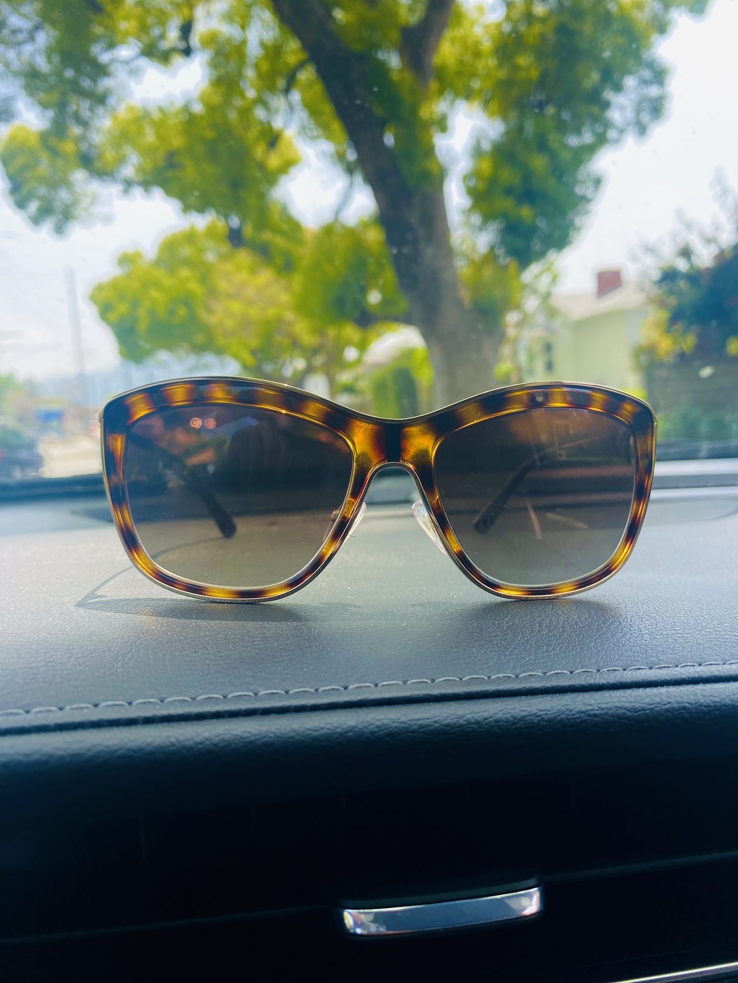 Valentino Leopard Sunglasses