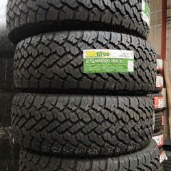 4 New Tires 275/60/20 TBB Tires