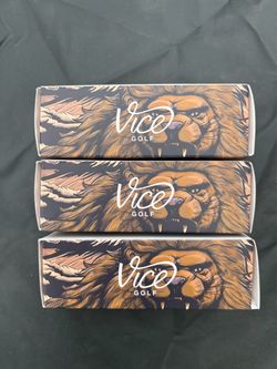 Vice Pro golf balls. Three brand new sleeves.