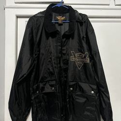 Vintage Harley Davidson Genuine Wind Breaker/ Rain Jacket Size M