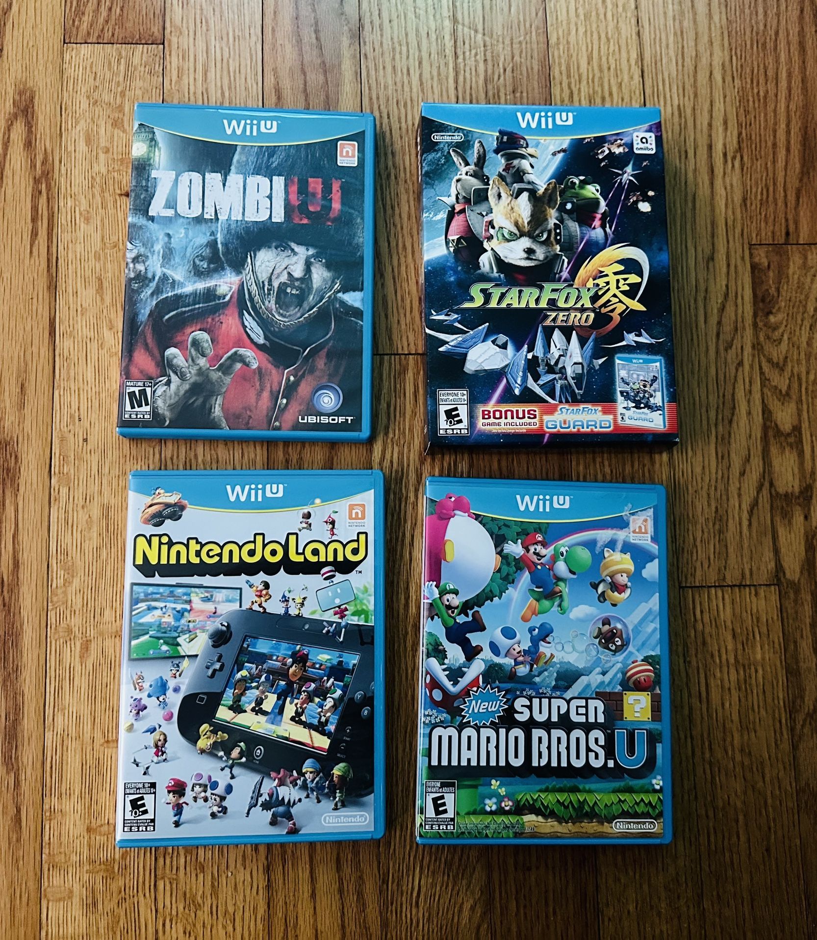 Nintendo Wii U Games - 4 Games - StarFox Zero (Sealed)