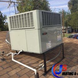 New AC Rooftop Heat Pump Gas Split System