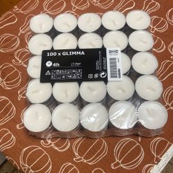 Unscented Tealight Candles