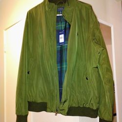 Large Polo Ralph Lauren Green Jacket 