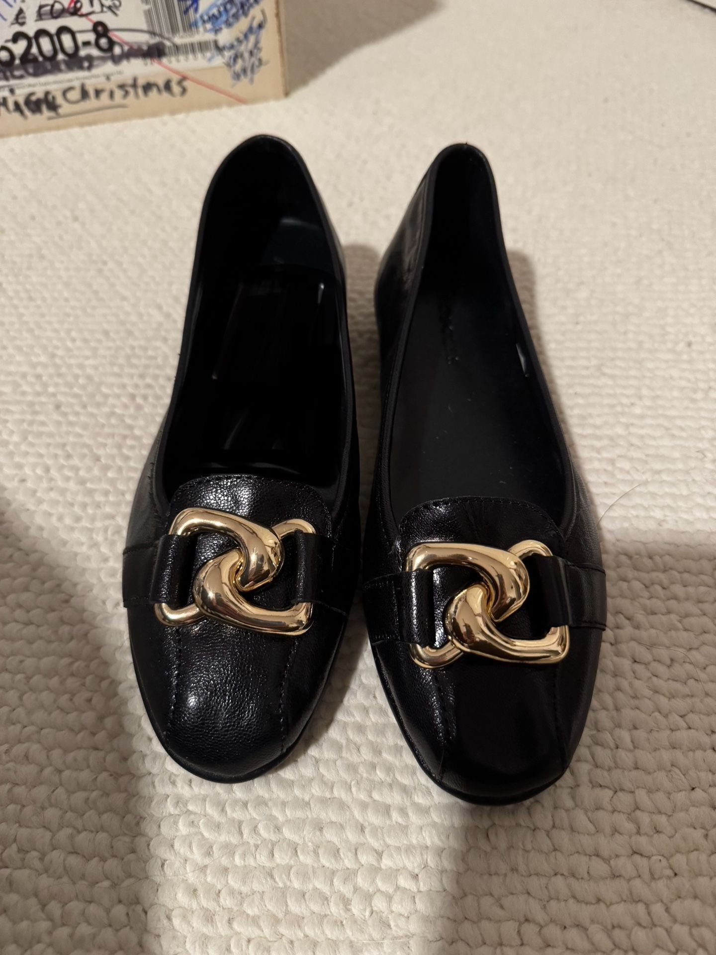 New Womens Size 7 Aerosoles Bristol Flat Ballet Black