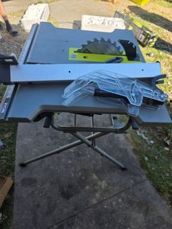 RYOBI
15 Amp 10 in. Compact Portable Corded Jobsite Table Saw with Folding Stand