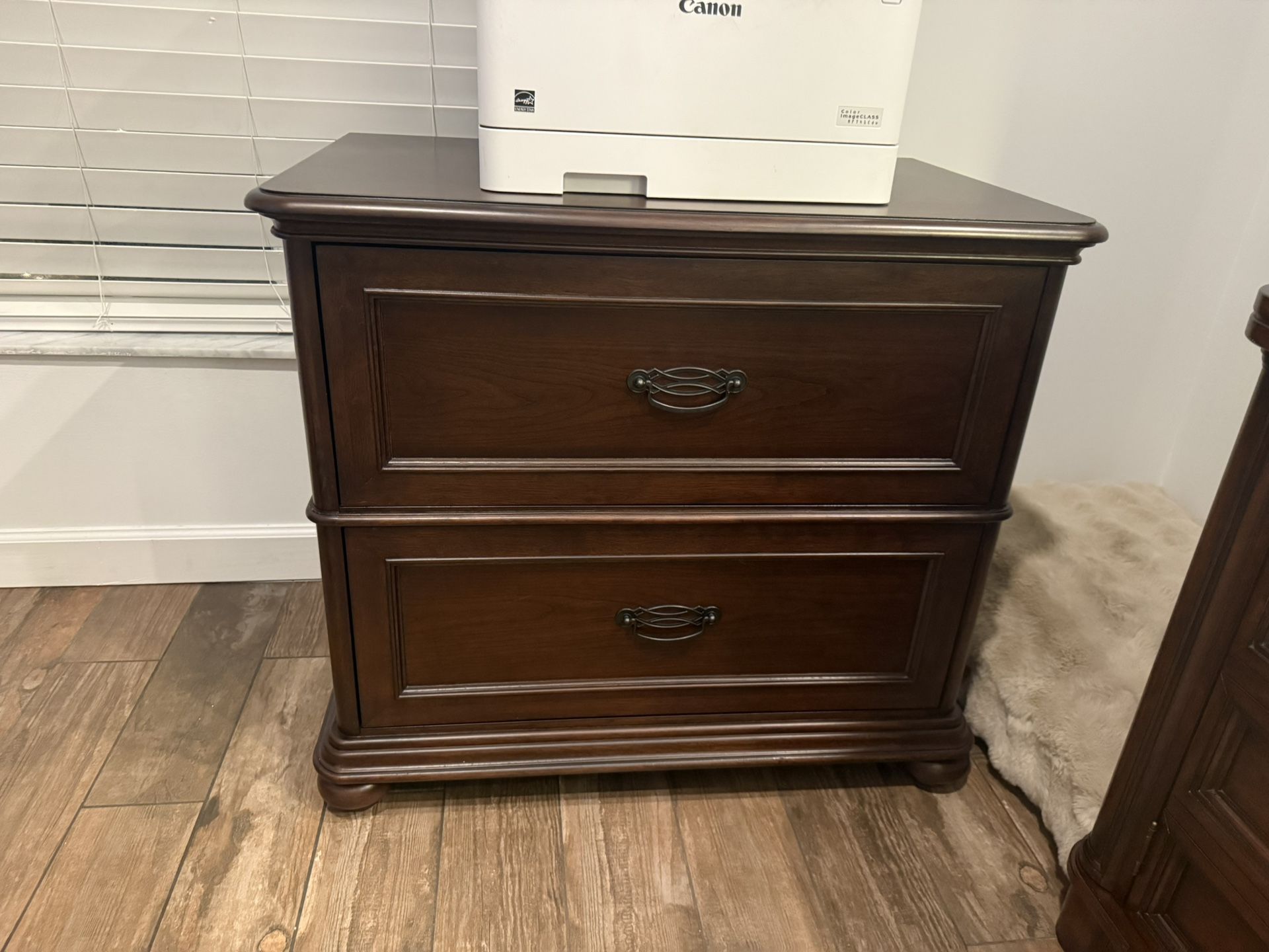 Macy’s Clinton Hill Cherry Lateral File Cabinet – Like New – $250