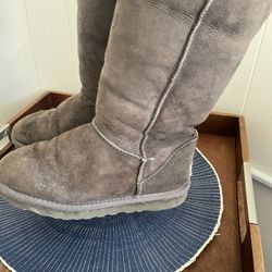 Ugg Tall Grey Boots (6.5) 