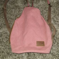 Canvas/Leather Backpack 🆕$12 FIRM 