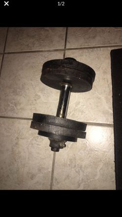 Adjustable 38.5 dumbell
