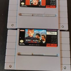 Home ALONE 1 HOME ALONE 2 SNES 