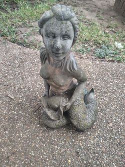 Plumbed Garden Mermaid $60