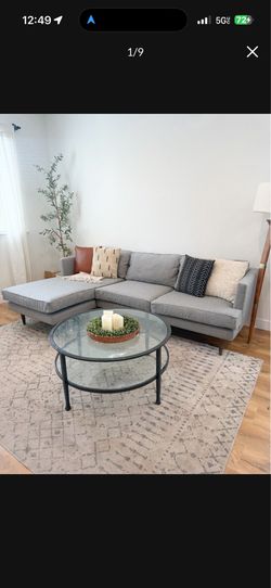 JOYBIRD Reversible chaise sectional couch DELIVERY 🚚