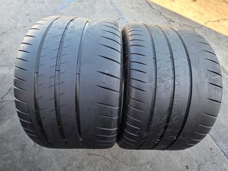 2 USED TIRES MICHELIN PILOT SPORT CUP 2 295/30/20
