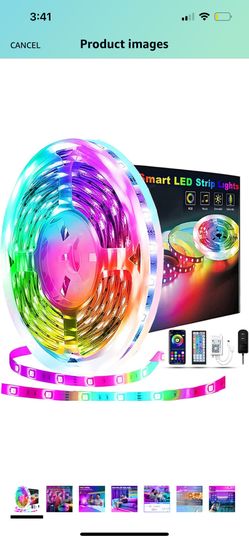 65 ft LED Strip Light Music Light Worjs With Apps