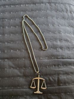Libra scale pendant/necklace