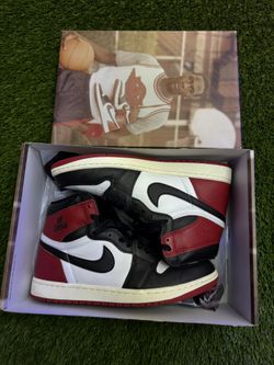 Jordan 1s High OG “Black Toe Reimagined” Size 10M