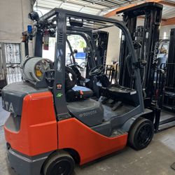2019 Toyota 8FGCU30 Forklift 3K Hours!