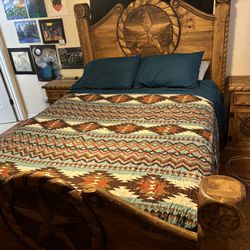 Rustic Texas Queen Bedroom Set