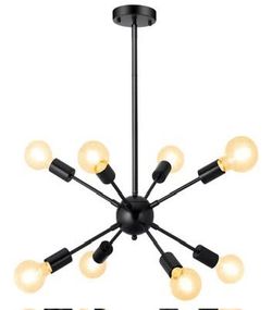8 Lights Modern Sputnik Lighting Fixture