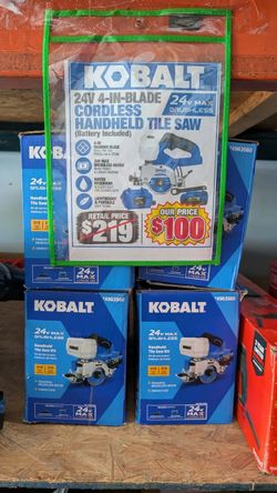 Kobalt 4in Handheld Tile Saw