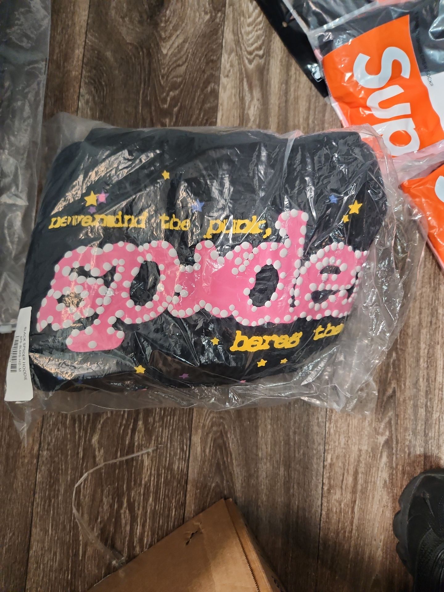 Black spider hoodie
