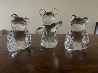 Vintage Teddy Bear Crystal Collection