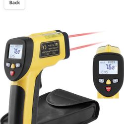 Dual Infrared Thermometer Non-Contact Digital IR Laser Thermometer SIMOEFFI Touchless Temperature Gun -58℉~1202℉(-50℃~650℃) for Kitchen Cooking BBQ Au