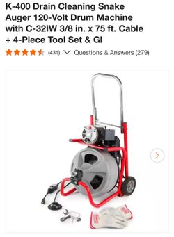 Ridgid k 400 brand new