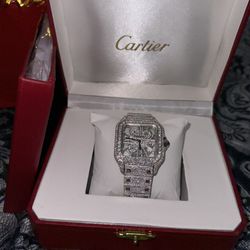 Bust Down Vvs Moissanite Watch