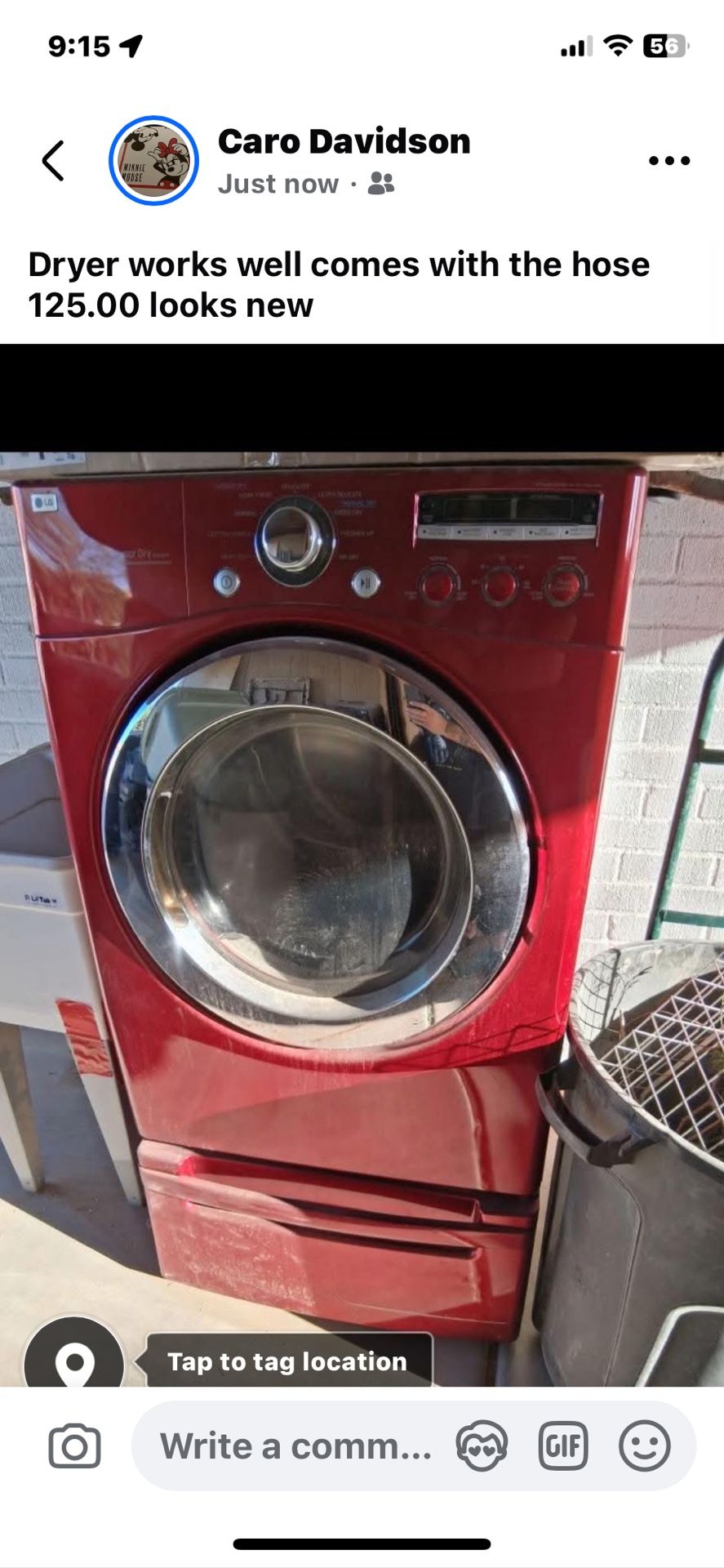 Dryer Comes With The Hose