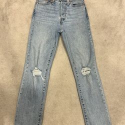 Levi’s wedgie straight jeans size 25